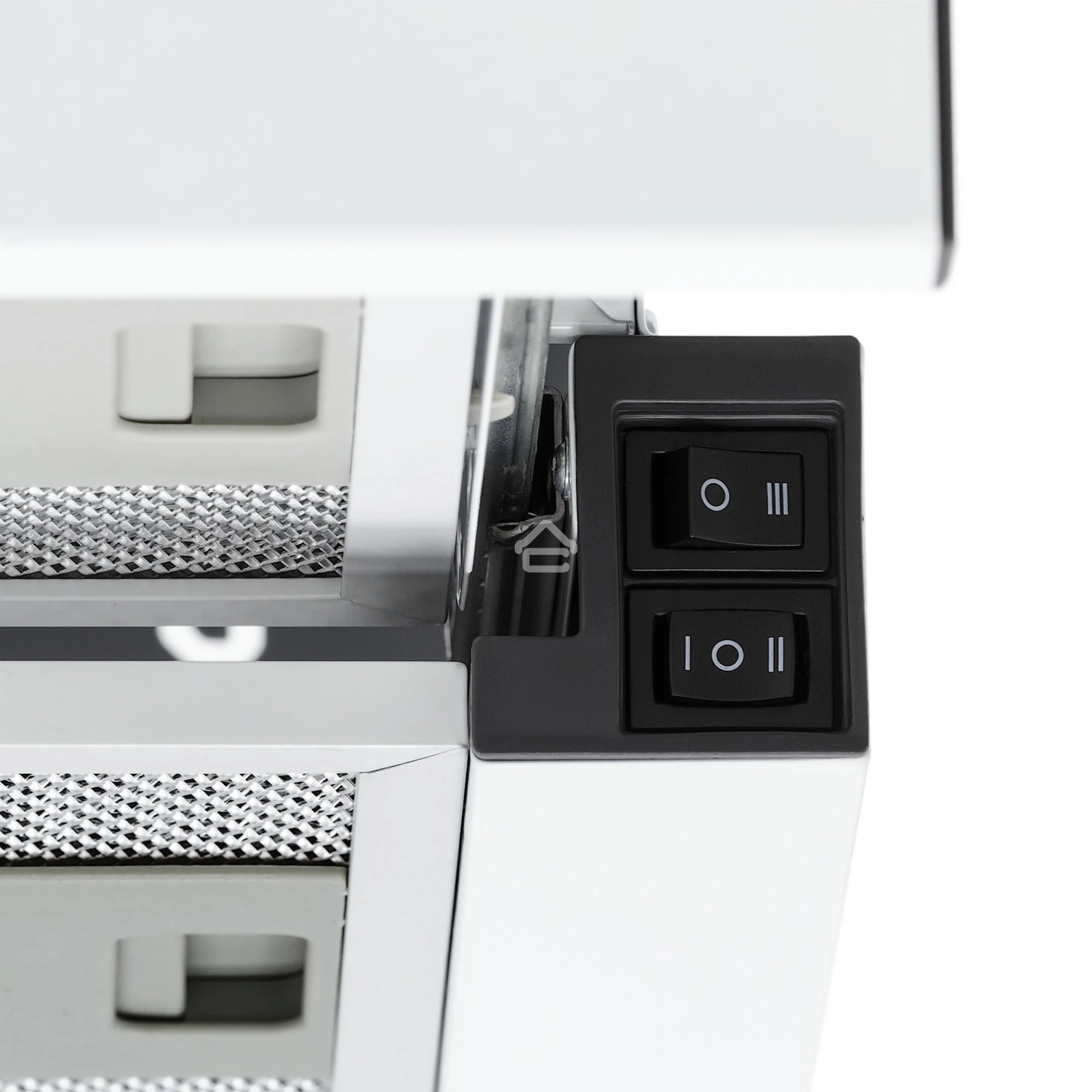 Вытяжка встраиваемая Krona Kamilla T 500 белый/серый, 50 см, 500 куб. м/ч, 46 дБ