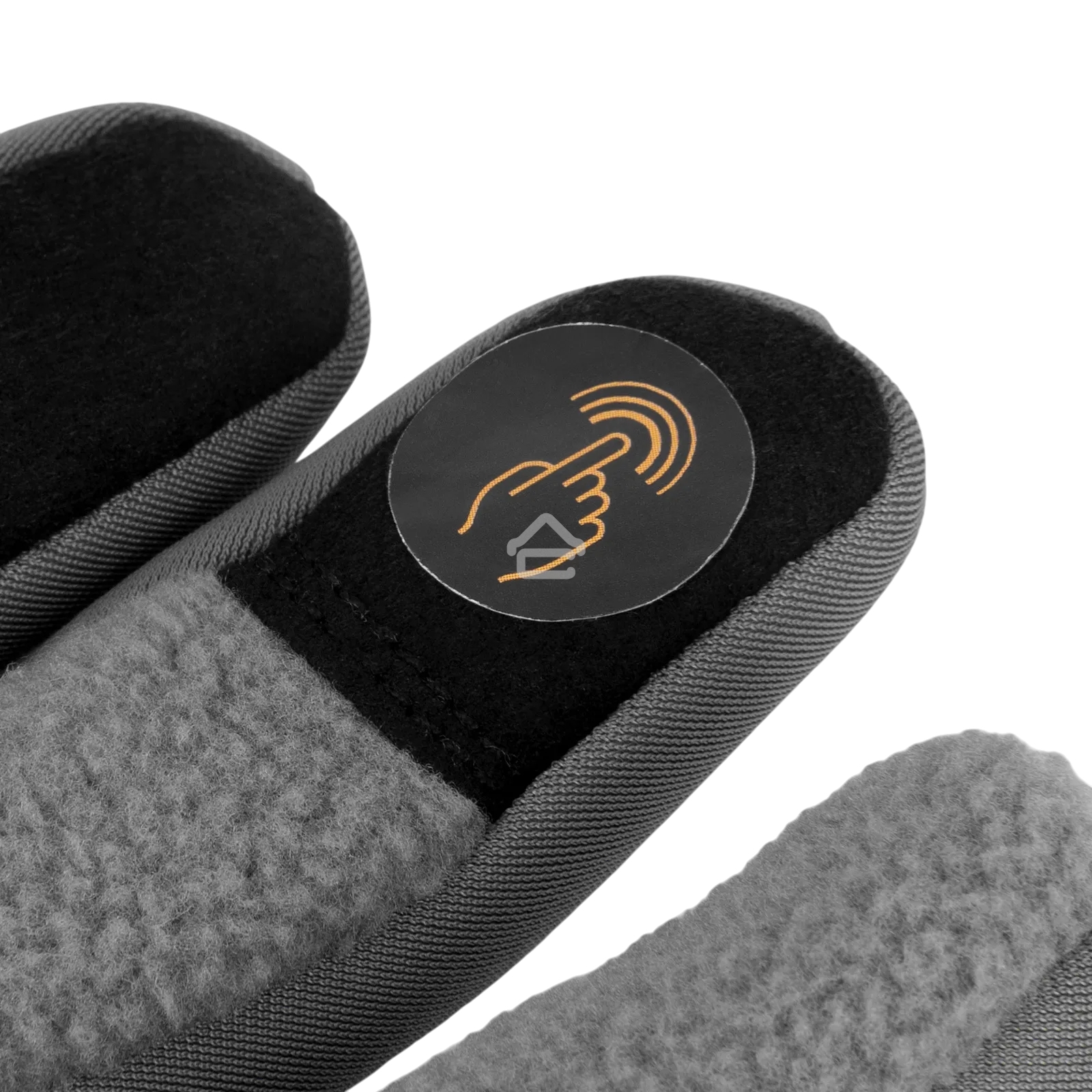 Перчатки универсальные Denzel 68086 искусственный мех, работа с сенсорным экраном, размер 8