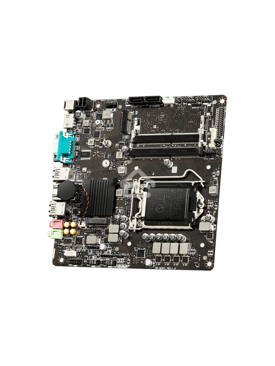 Материнская плата MSI H510TI-S09, LGA 1200, Intel H510, 2xSO-DIMM DDR4, 2xSATA, 1xM.2, 1xHDMI, 1x1Gb LAN, 4xUSB-A 3.2 Gen 1, 2x3.5мм, 5.1, Mini-ITX