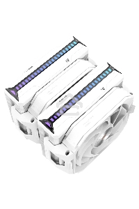 Кулер для процессора Alseye W700-W(USA) белый, 120 мм, алюминий/медь, 2200 об/мин, 35.3 дБ, 4 pin, 230 Вт, 159 мм