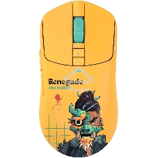 Мышь беспроводная/проводная A4Tech Bloody R72 Ultra Duo желтый, 20000 dpi, радиоканал, USB, кнопки - 7