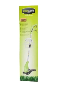 Триммер электрический GREENWORKS GST5033 21217 нижний двигатель 500Вт леска 1.6мм 33см