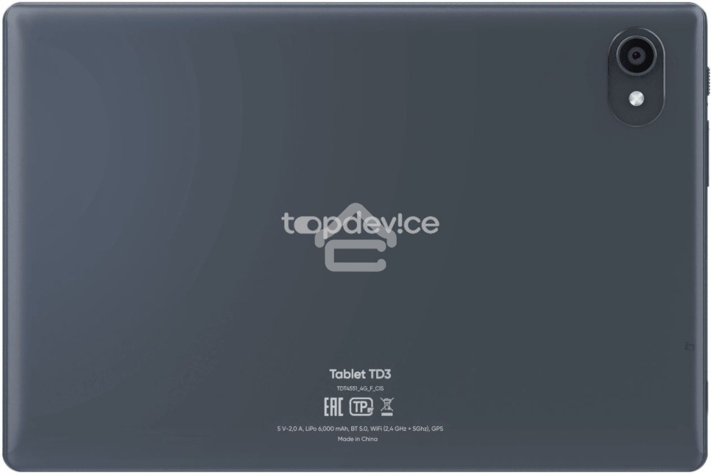 Планшет Topdevice TD3 LTE 4/64Gb серый