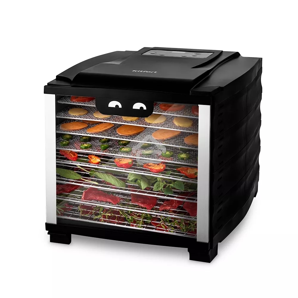 Сушилка для овощей и фруктов Kitfort КТ-1921 черный