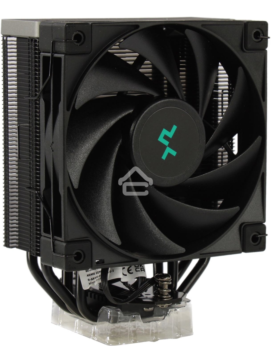 Кулер для процессора DEEPCOOL AK400 ZERO DARK черный, 120 мм, алюминий/медь, 1850 об/мин, 29 дБ, 4 pin, 220 Вт, 155 мм