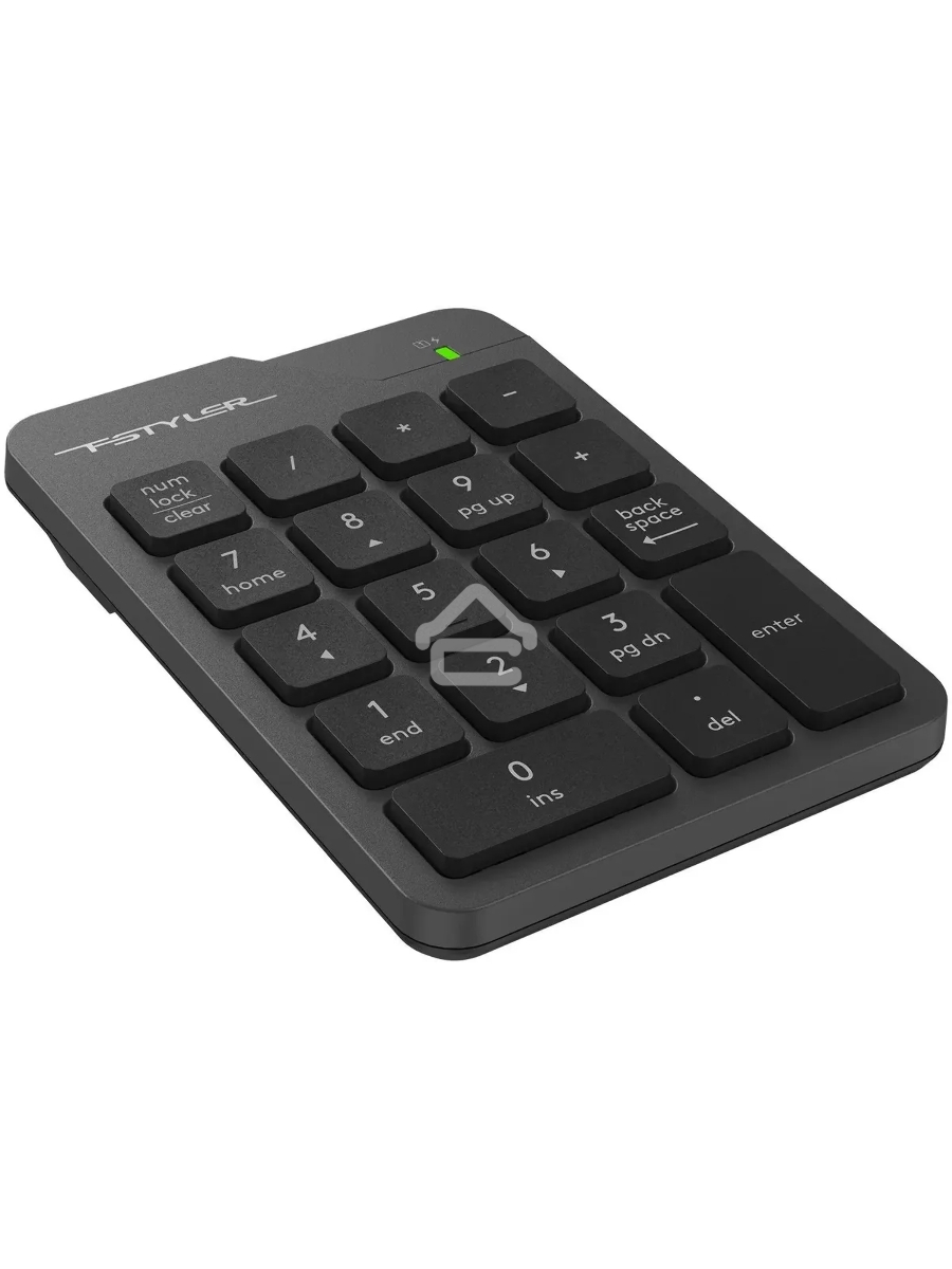 Числовой блок A4Tech FGK21C беспроводной, USB, Радиоканал, серый