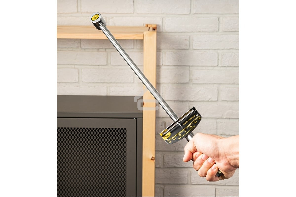 Динамометрический ключ Deli DL300 0-300Нм, 1/2