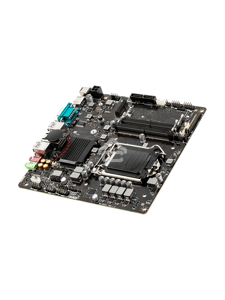 Материнская плата MSI H510TI-S09, LGA 1200, Intel H510, 2xSO-DIMM DDR4, 2xSATA, 1xM.2, 1xHDMI, 1x1Gb LAN, 4xUSB-A 3.2 Gen 1, 2x3.5мм, 5.1, Mini-ITX