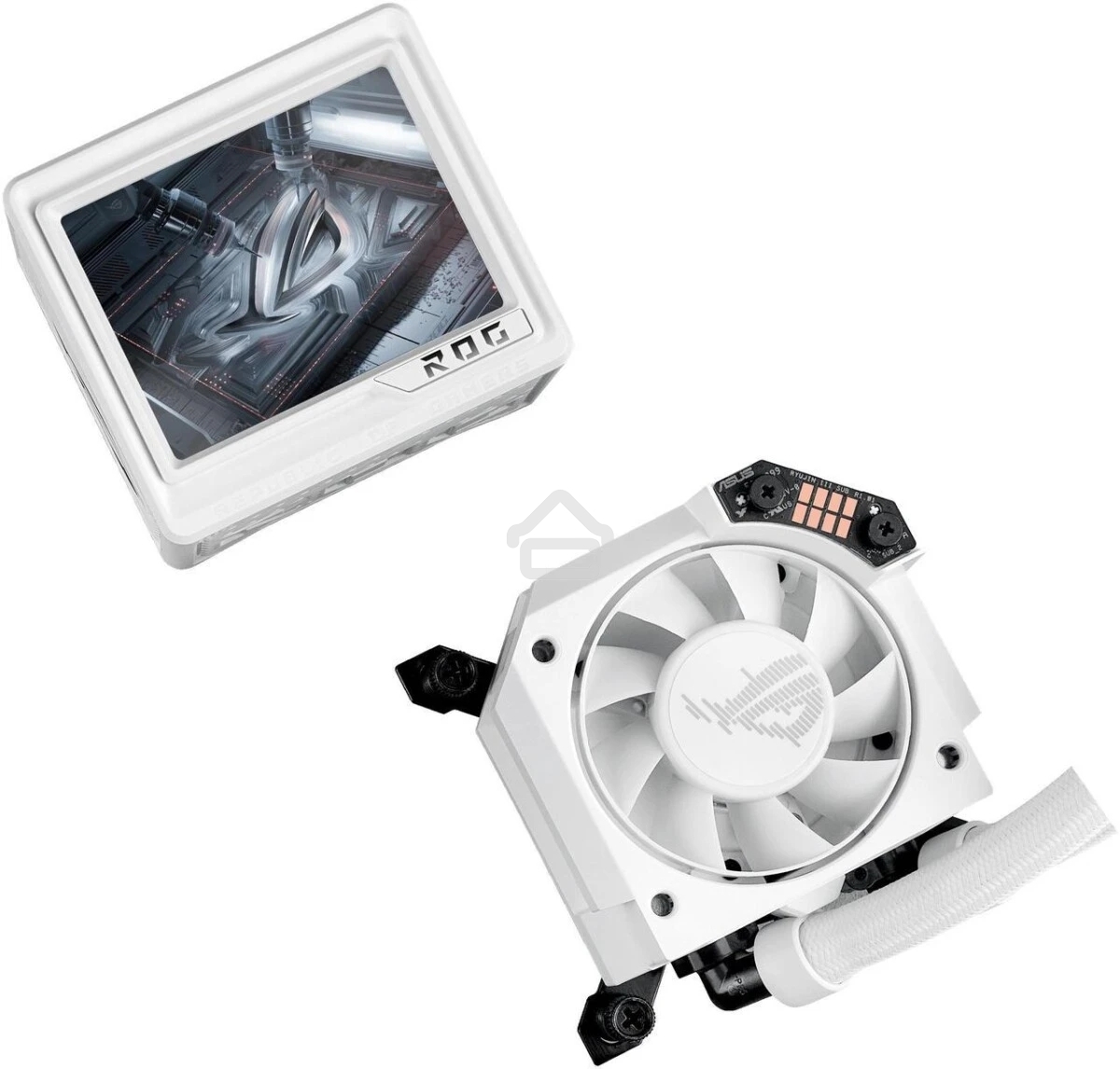 Жидкостная система охлаждения ASUS ROG RYUJIN III 360 ARGB EXTREME WHT 90RC0132-M0EAY0 белый 120мм алюминий+медь 2800rpm 36db 4-pin 305W