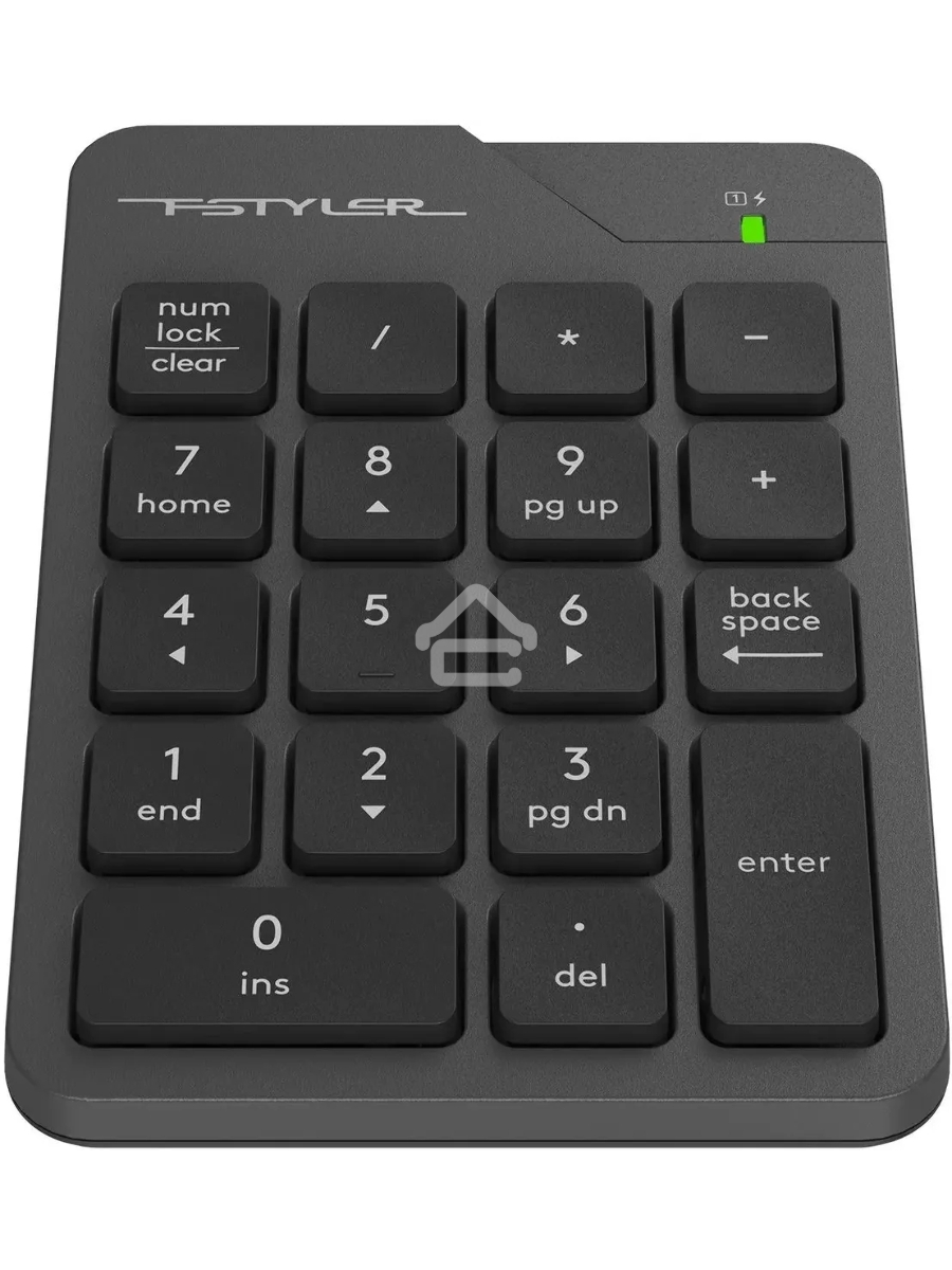 Числовой блок A4Tech FGK21C беспроводной, USB, Радиоканал, серый