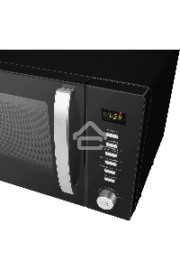 Микроволновая печь Hyundai HYM-D3028 черный/серебристый, 23 л, 900 Вт, переключатели - кнопки/поворотный механизм