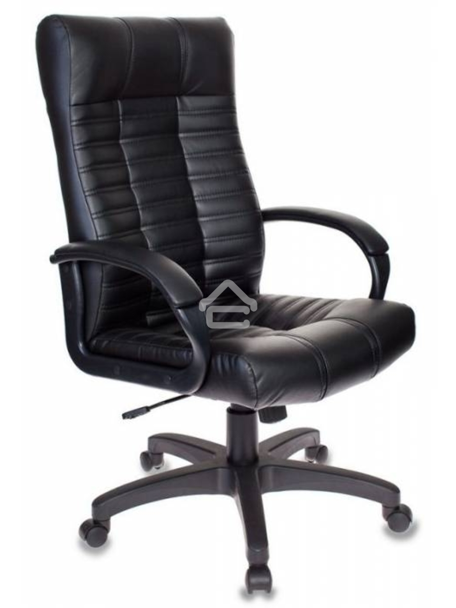 Кресло руководителя Бюрократ KB-10/BLACK черный, искусственная кожа