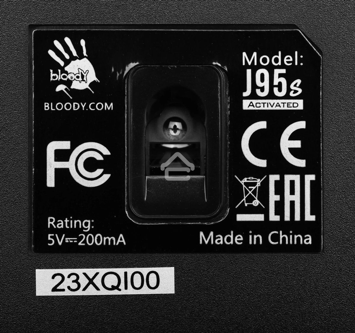 Мышь проводная A4Tech Bloody J95s черный, 8000 dpi, USB, кнопки - 9