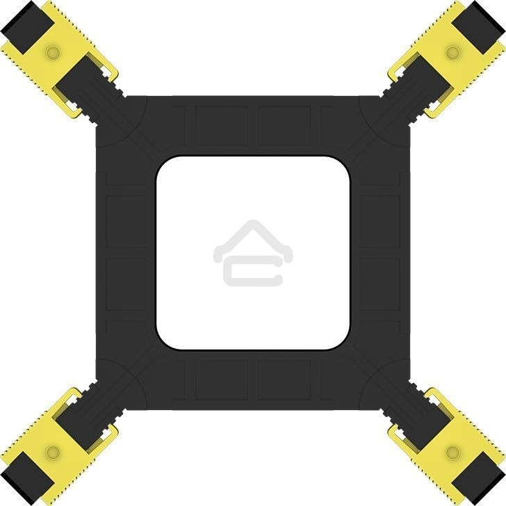 Устройство охлаждения (кулер) PcCooler R95-I черный 95мм алюминий+медь 2800rpm 31.2db 4-pin 95W 60мм