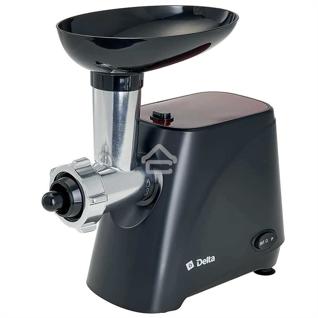 Мясорубка DELTA DL-6106M черный с красным