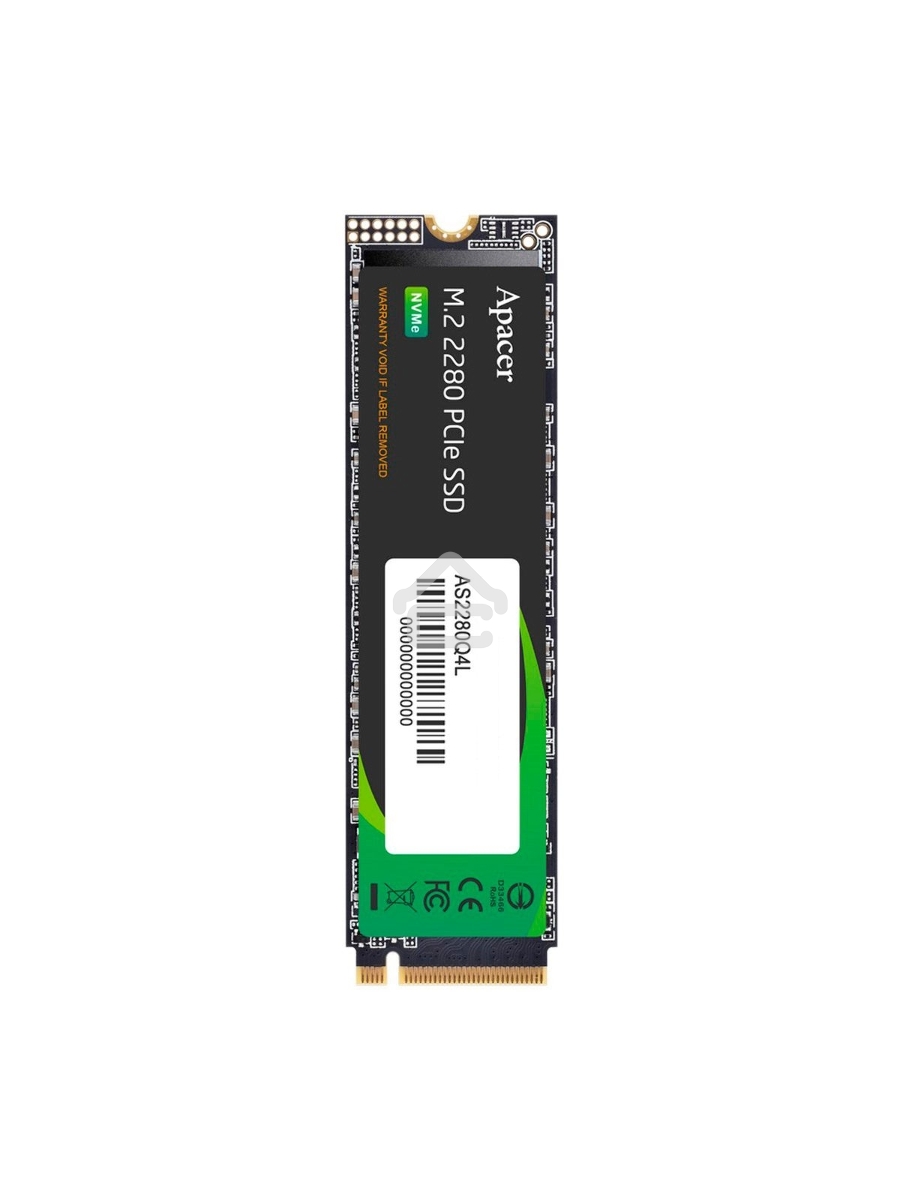 Накопитель SSD AS2280Q4L 2TB M.2 2280 PCIe Gen4x4, R3600/W2800 Mb/s, 3D NAND, MTBF 1.5M, NVMe 1.4, 1200TBW, Retail, 3 years (AP2TBAS2280Q4L-1)