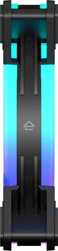 Вентилятор для корпуса PcCooler F3 T120 ARGb 120х120x25 черный 4-pin 21.6дБ (F3-T120BKAM1-GL) Ret