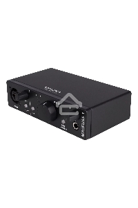 Аудиоинтерфейс USB Arturia MiniFuse 1 Black [800101] 24бит/192кГц, комбинированный разъем XLR и 6.3 мм для записи инструментов и вокала с фантомным питанием 48 В, выходы на монитор (L/R Jack), выход для наушников