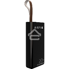 Портативный аккумулятор 20000mAh 2USB 2.1A More choice PB60-20, черный