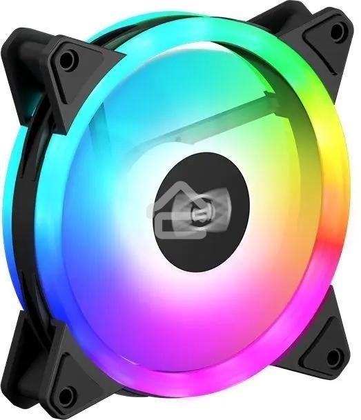 Вентилятор для корпуса PcCooler F3 T120 ARGb 120х120x25 черный 4-pin 21.6дБ (F3-T120BKAM1-GL) Ret