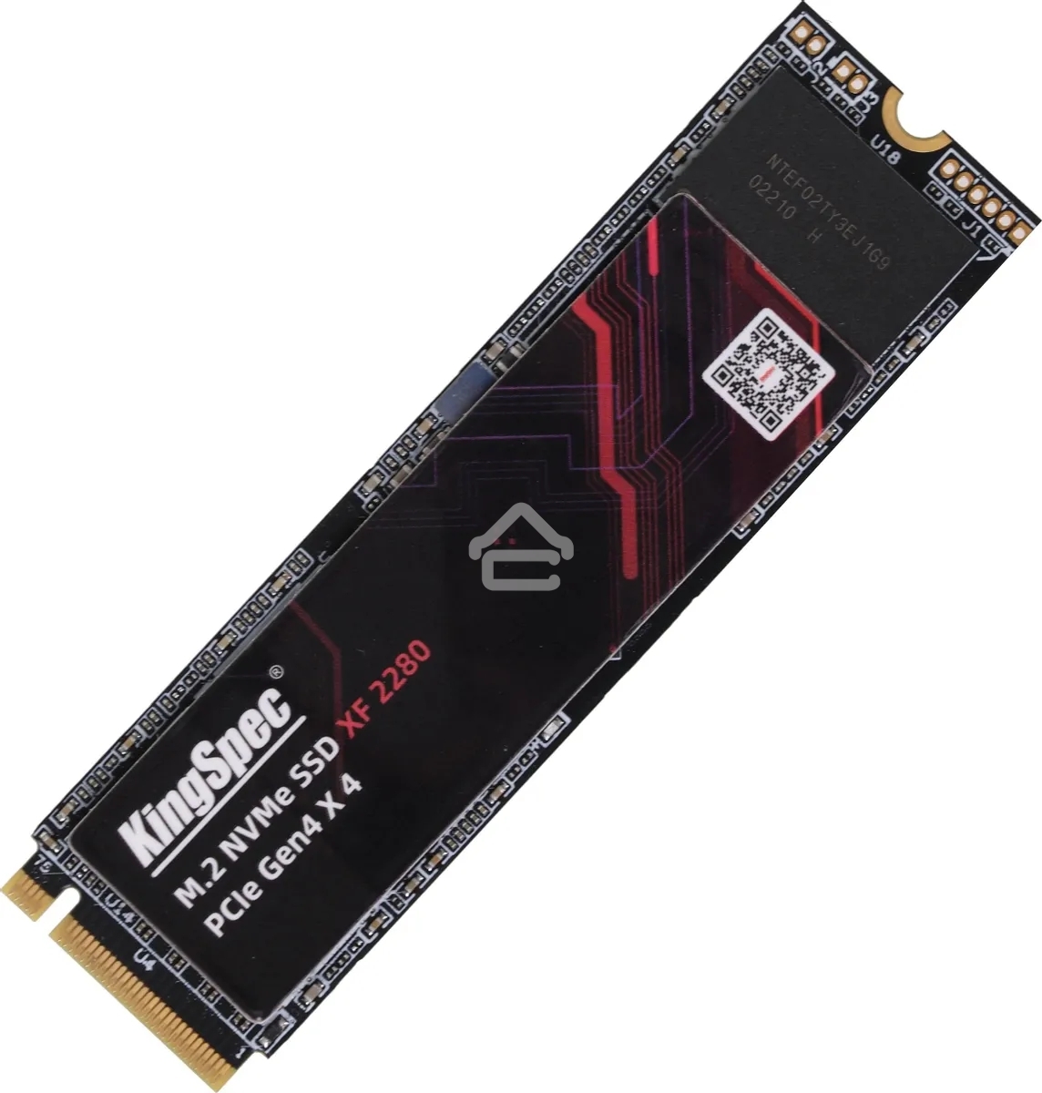Накопитель SSD Kingspec PCI-E 4.0 x4 512Gb XF-512 M.2 2280
