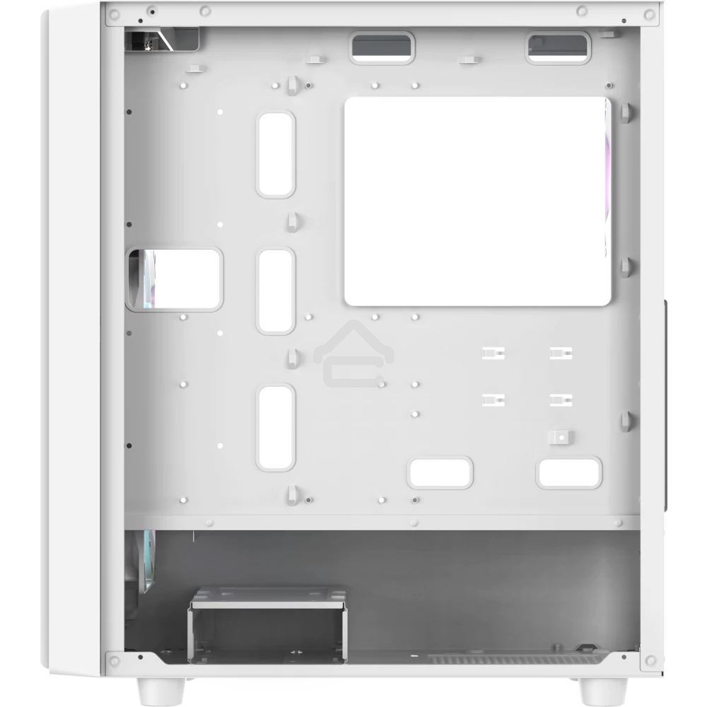 Компьютерный корпус Ocypus Gaммa C70 WH ARGB ATX/win/белый/4 ARGB fans/no PSU/Tempered Glass