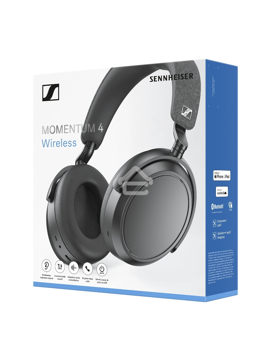 Наушники беспроводные накладные Sennheiser Momentum 4 Wireless графитовый