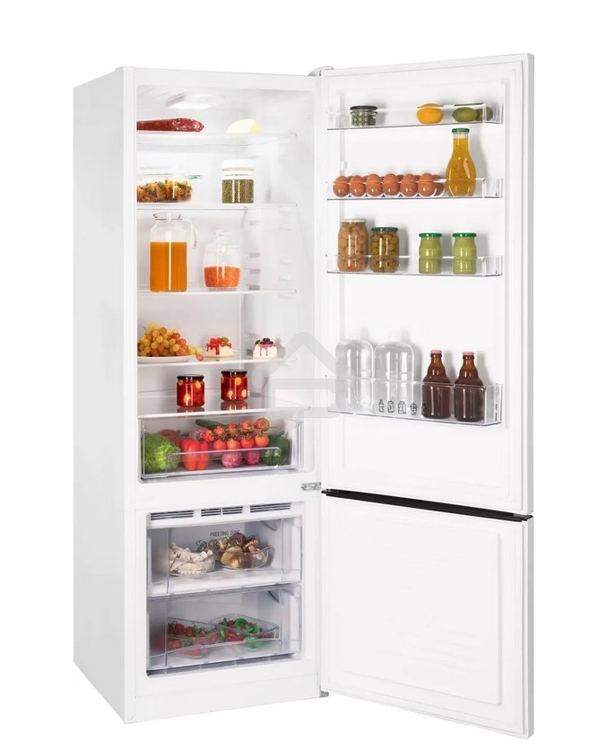 Холодильник Nordfrost NRB 124 W белый двухкамерный 238/70 л морозилка снизу