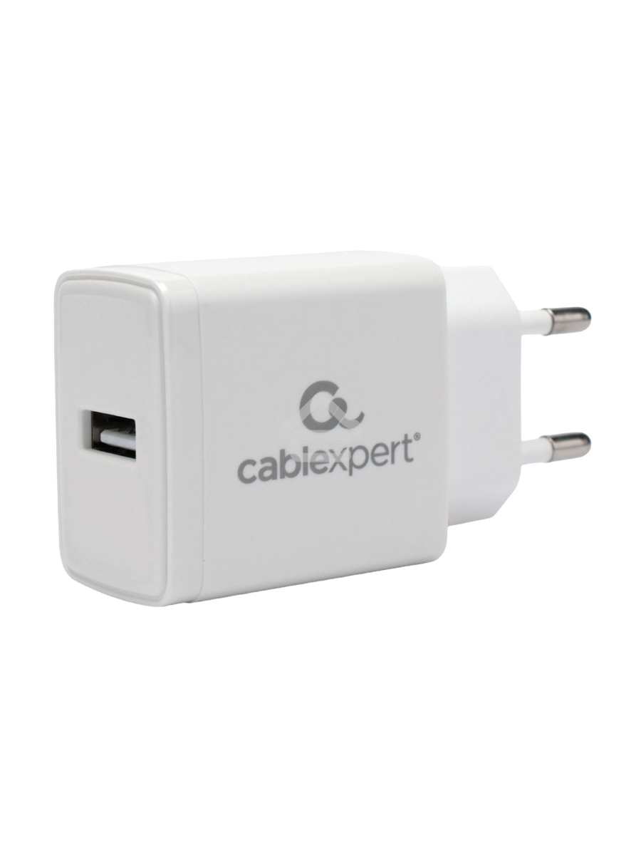 Адаптер питания Cablexpert MP3A-PC-38 100/220V - 5V USB 1 порт, 2A, белый