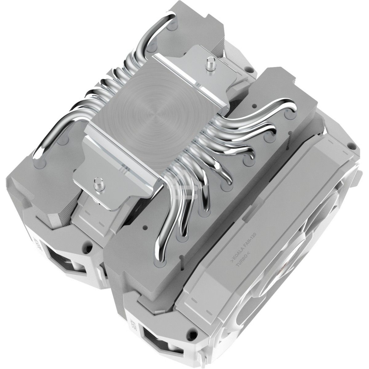 Кулер для процессора Alseye W700-W(USA) белый, 120 мм, алюминий/медь, 2200 об/мин, 35.3 дБ, 4 pin, 230 Вт, 159 мм