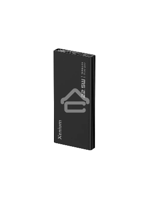 Внешний аккумулятор Xenium PowerBank P2210 черный (10000 мА*ч, 22.5 Вт, USB-A - 2 шт, USB-C - 1 шт, дисплей)