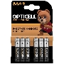 Элемент питания алкалиновый AAA/LR03 (блист. 6шт) Professional Opticell 5052004