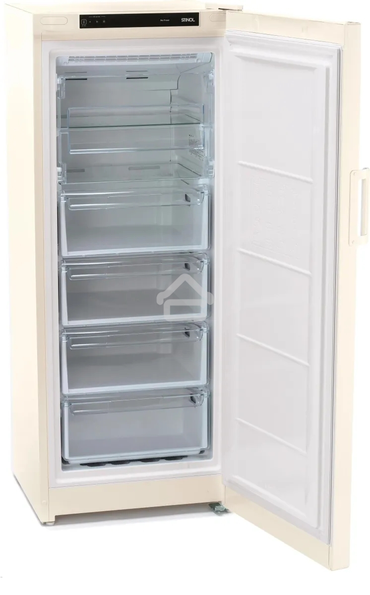 Морозильная камера Stinol STZ 150 EF, бежевый, 204 л, 4 ящика, 2 полки