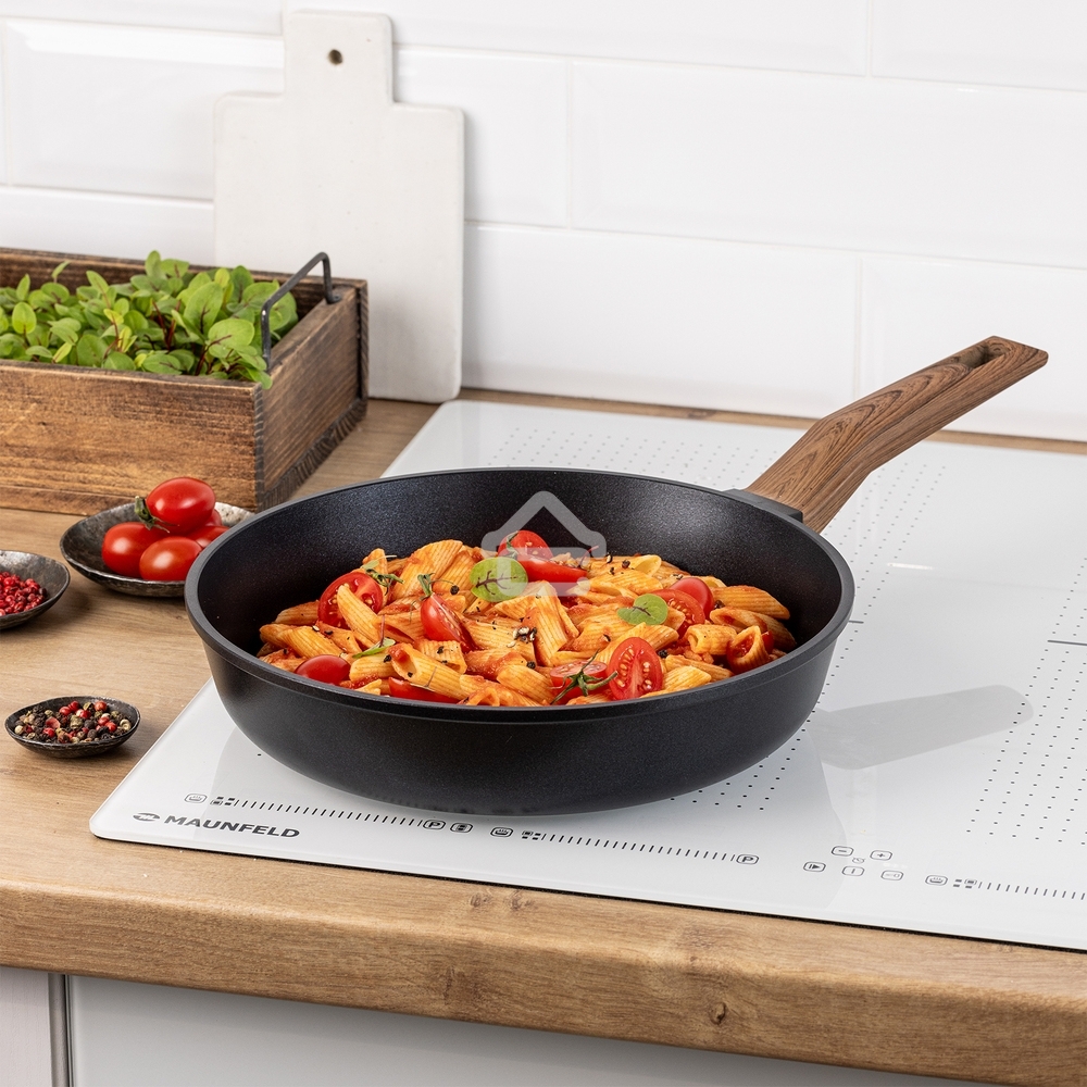 Сковорода Maunfeld ALVA MF24LV01FP из литого алюминия, 24 см