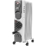 Масляный обогреватель Centek CT-6203-9 (9 секций) белый, 2400 Вт, 20 м2, 3 режима, термостат