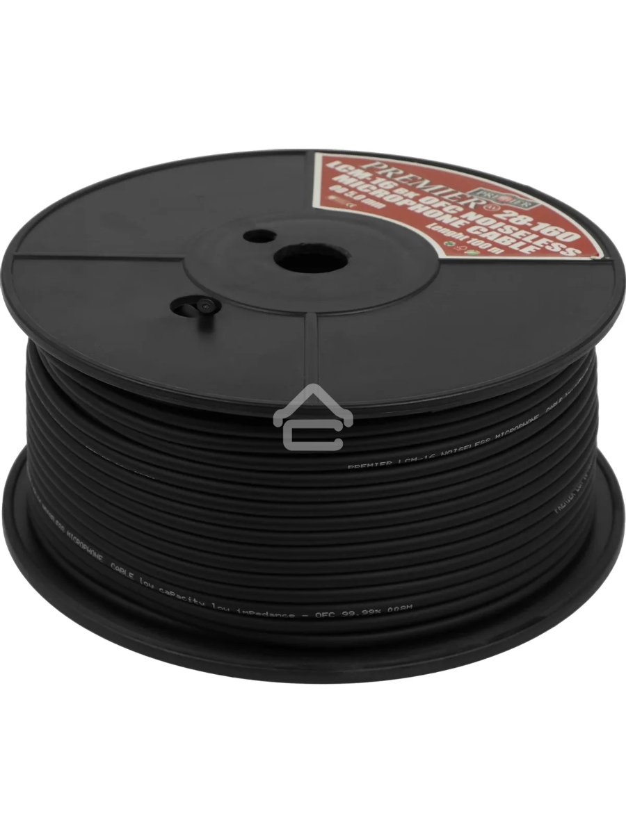 Кабель акустический Premier LCM-16 BK 100м. черный (28-160 100)