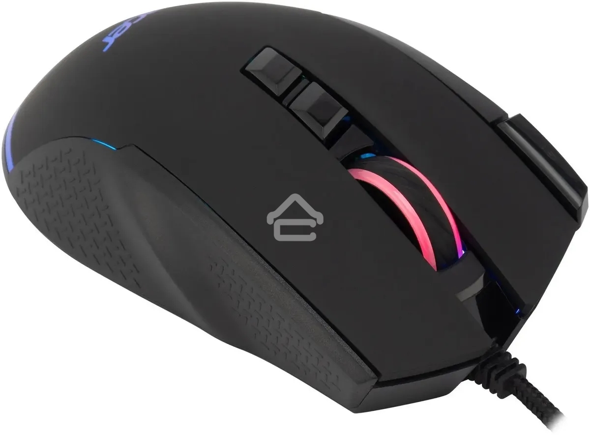 Мышь проводная Acer OMW180 черный, 6400 dpi, USB, кнопки - 9