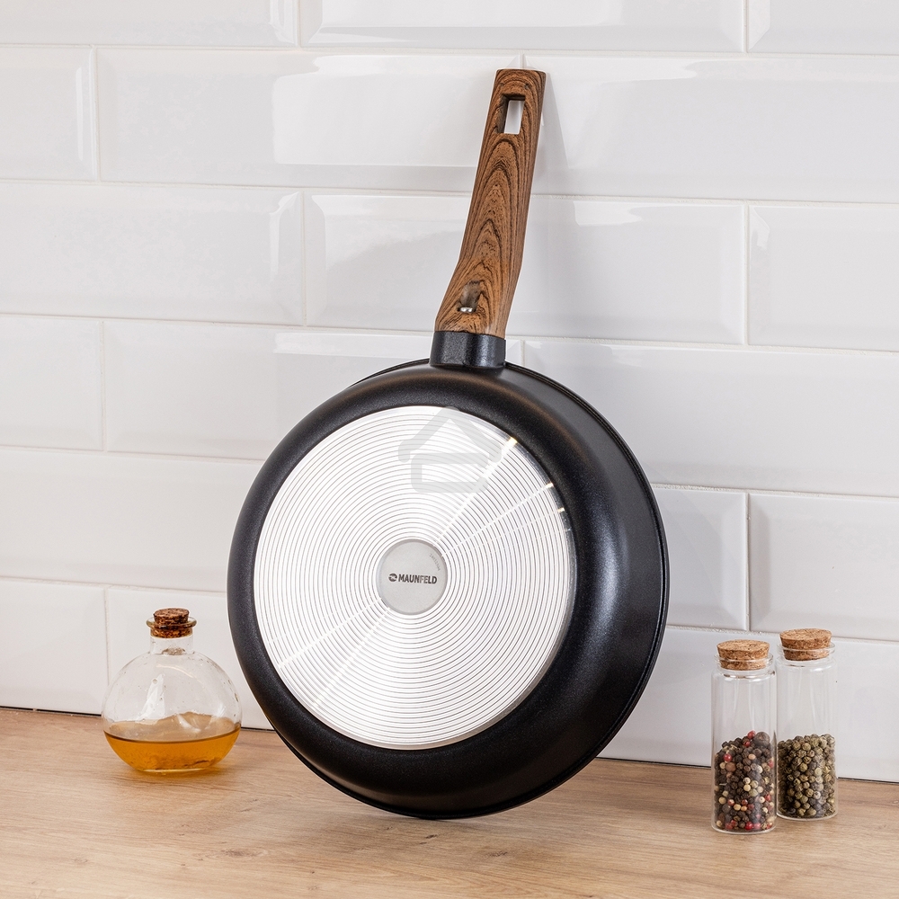 Сковорода Maunfeld ALVA MF24LV01FP из литого алюминия, 24 см