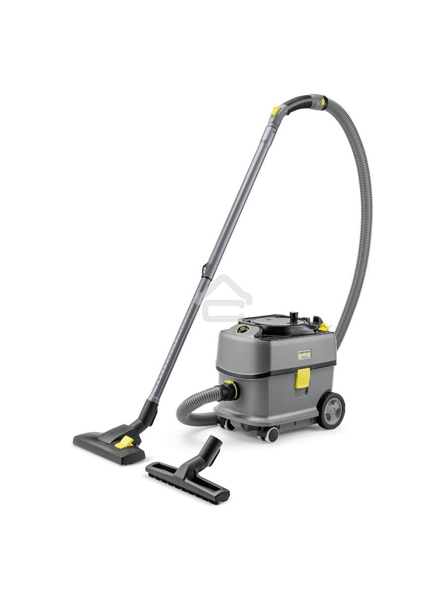 Пылесос Karcher T 10/1 Adv серый/черный, 500 Вт, уборка сухая, пылесборник мешок/контейнер, 10 л