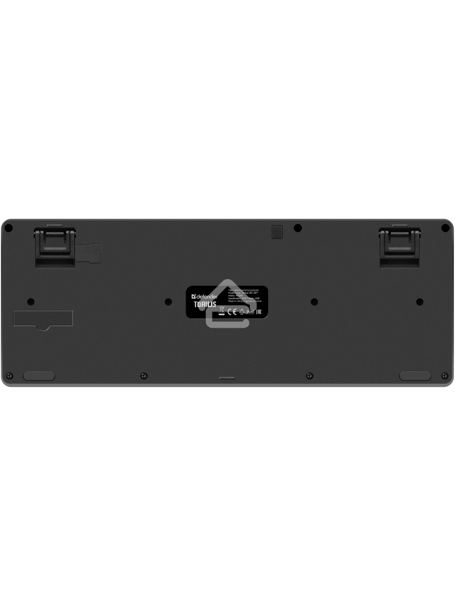 Игровая клавиатура проводная Defender Torius GK-207 RU,черн,87кн+FN,радуж,1.5м