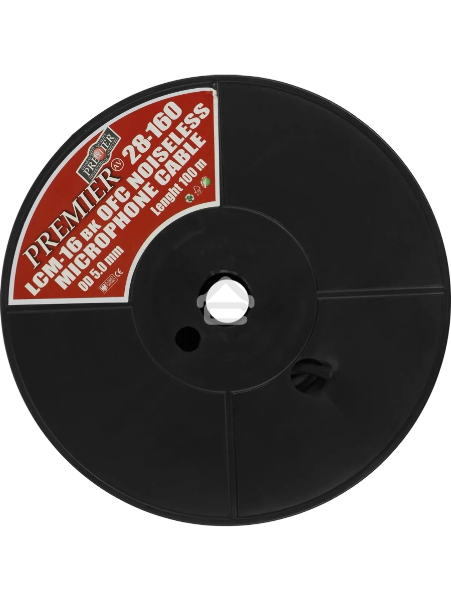Кабель акустический Premier LCM-16 BK 100м. черный (28-160 100)