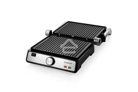 Гриль-пресс BRAYER BR2002, 2000 Вт, съемные, 29*26 см, регул высот, пласт корп., поддон, 180