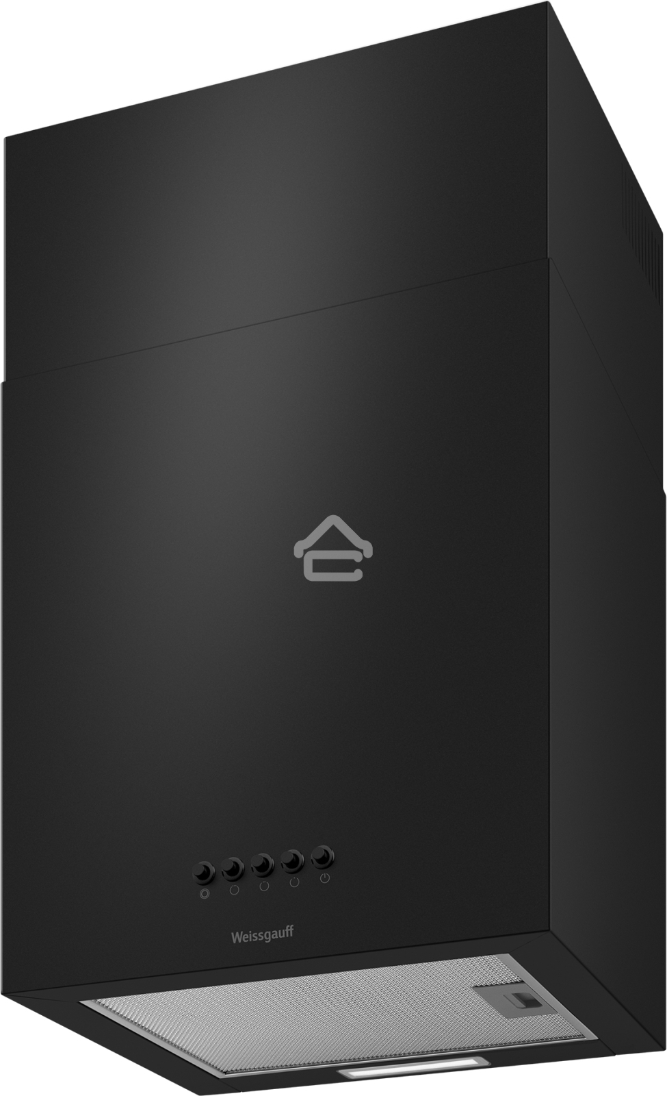Вытяжка пристенная цилиндрическая Weissgauff Box 40 PB черный, 40 см, 900 куб. м/ч, 58 дБ