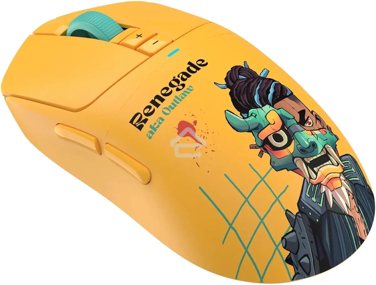 Мышь беспроводная/проводная A4Tech Bloody R72 Ultra Duo желтый, 20000 dpi, радиоканал, USB, кнопки - 7