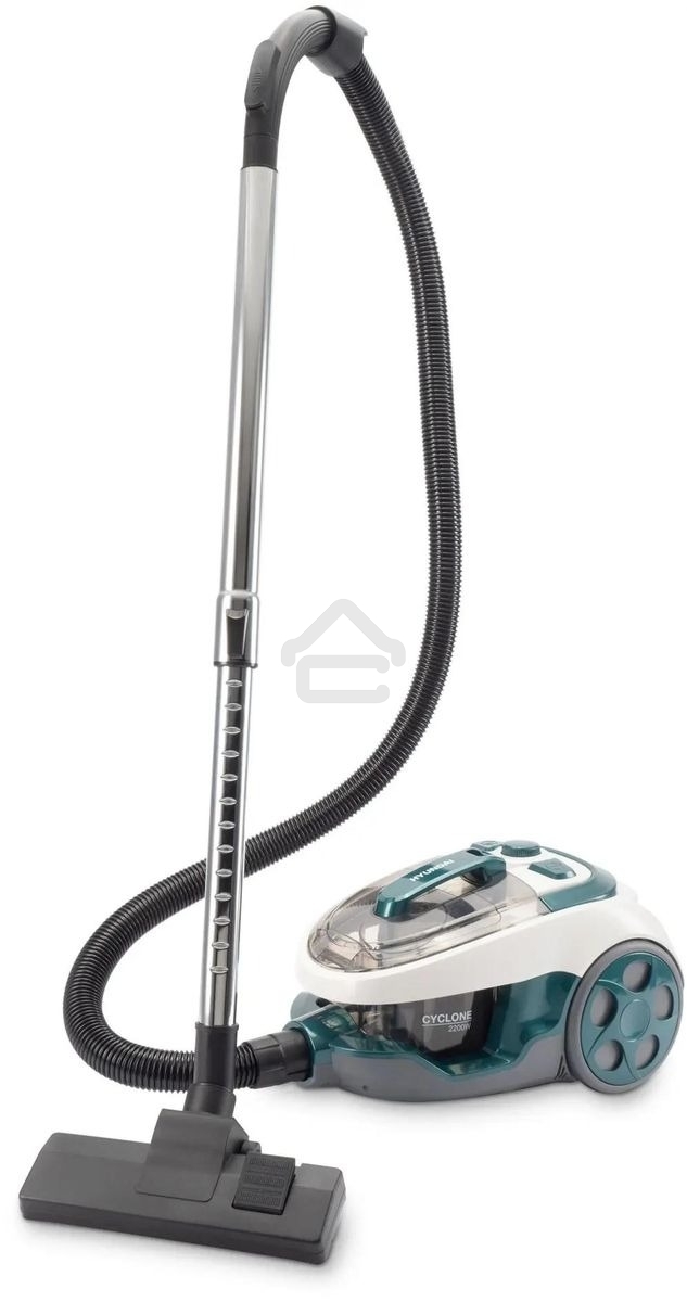 Пылесос Hyundai HYV-C3500 2220Вт белый/бирюзовый