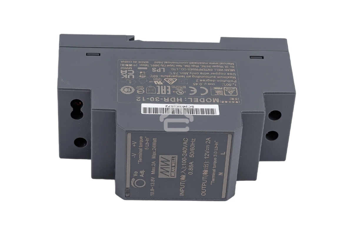 Блок питания MeanWell HDR-30-12 12В, 2А, 24Вт