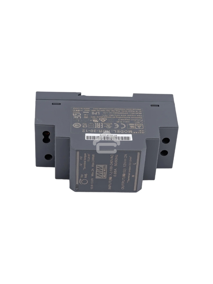 Блок питания MeanWell HDR-30-12 12В, 2А, 24Вт