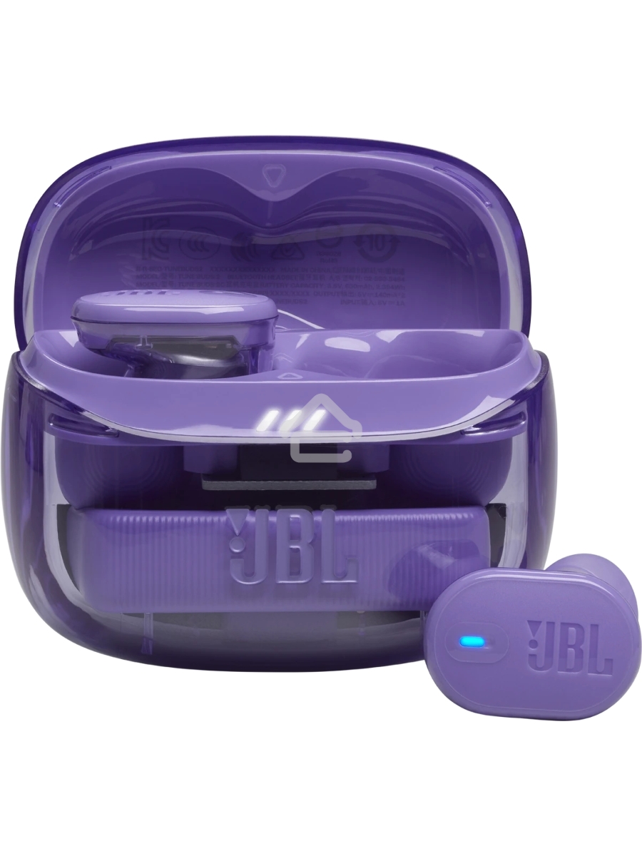 Наушники JBL, модель Tune Buds 2 Ghost фиолетовый