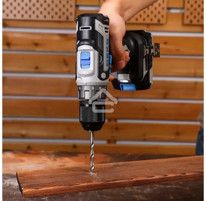 Дрель-шуруповерт Deko Loner 20V 085-1006, Аккумуляторная, 20В