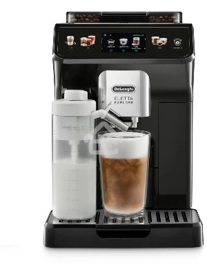 Кофемашина автоматическая DeLonghi ECAM450.55.G черный, исп. кофе - зерновой/молотый, 1.8 л, 1450 Вт, 19 Бар.